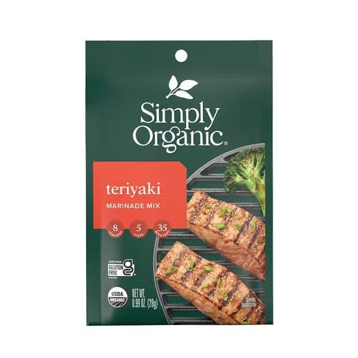 Simply Organic Teriyaki Marinade Mix 0.99 oz.