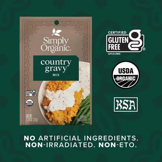 Simply Organic Country Gravy Mix 1.12 oz.