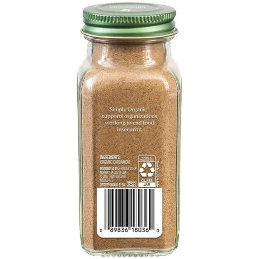 Simply Organic Cardamom, Ground 2.82 oz.
