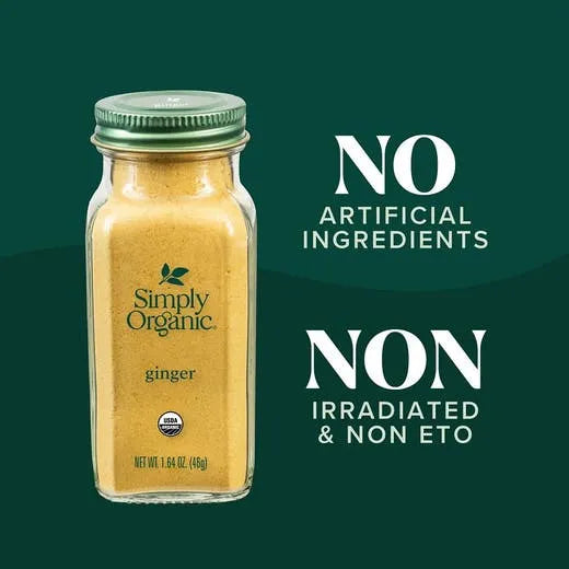 Simply Organic Ginger Root, Ground 1.64 oz.