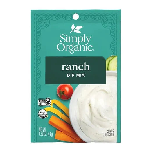 Simply Organic Ranch Dip Mix 1.50 oz.