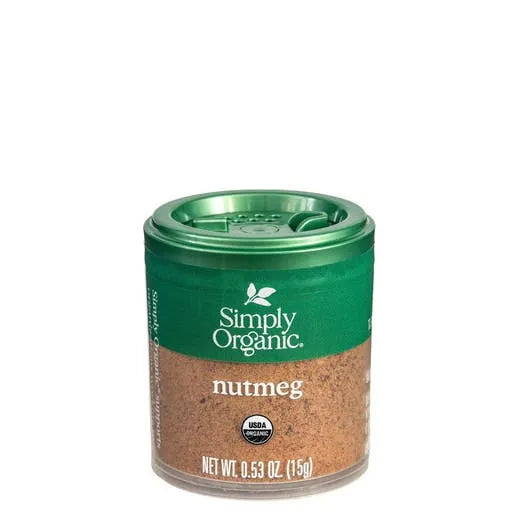 Simply Organic Nutmeg Ground 0.53 oz.