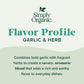 Simply Organic Spice Right Garlic & Herb 2.0 oz.