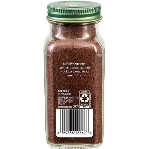 Simply Organic Cloves, Ground 2.82 oz.