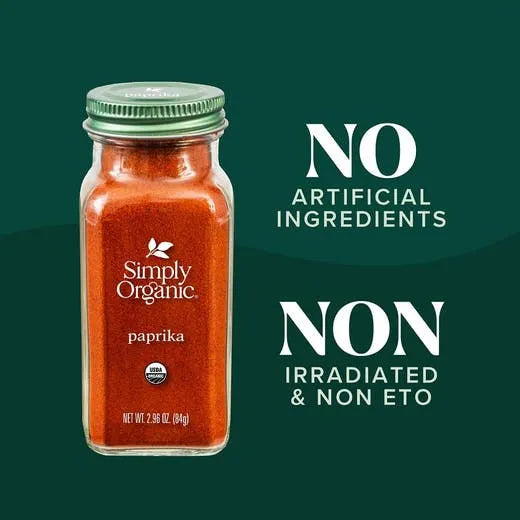 Simply Organic Paprika, Ground 2.96 oz.