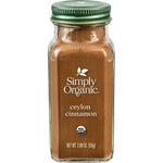 Simply Organic Ceylon Cinnamon, Ground 2.08 oz.