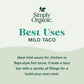 Simply Organic Mild Taco Simmer Sauce 8.00 fl. oz.